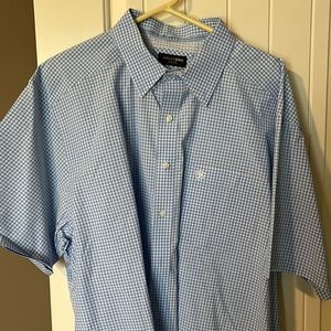Ariat Blue Checkered Casual Button Down Shirt